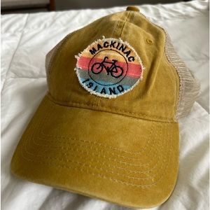 MACKINAC ISLAND Yellow Trucker Hat